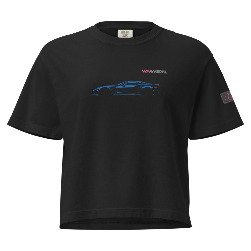 FEMALE - C6 Corvette Z06 - Blue Print — Front