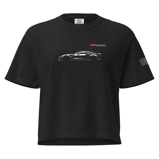 FEMALE - C6 Corvette Z06 - White Print — Front