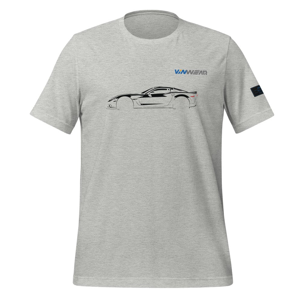 MALE - C6 Corvette Z06 - Black Print — Front