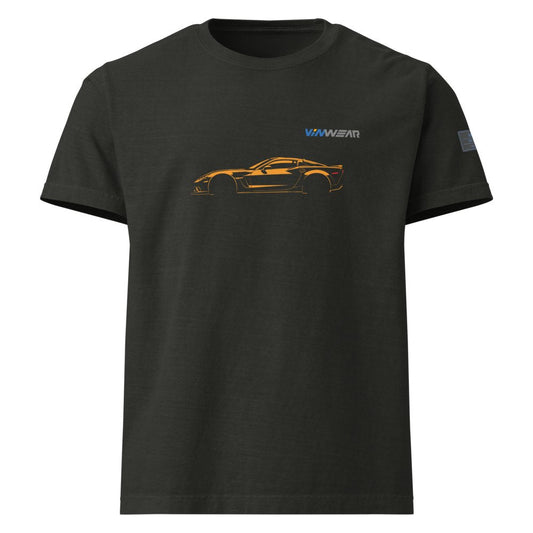 MALE - C6 Corvette Z06 - Orange Print — Front
