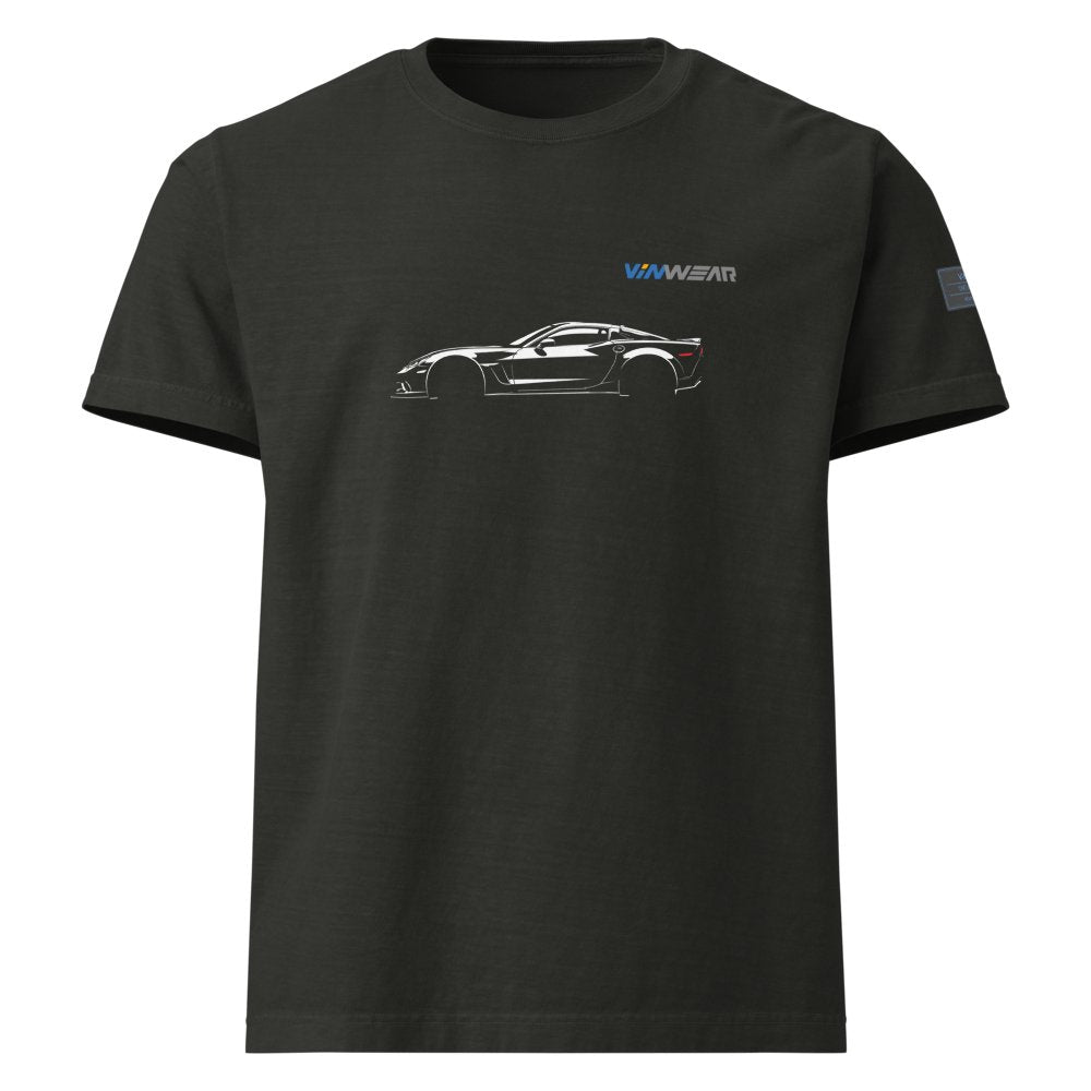 MALE - C6 Corvette Z06 - White Print — Front