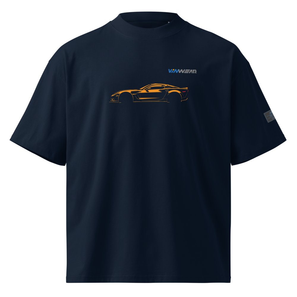 MALE - C6 Corvette Z06 - Orange Print — Front