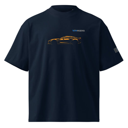 MALE - C6 Corvette Z06 - Orange Print — Front