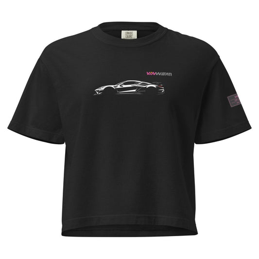 FEMALE - Corvette ZR1x - White Print — Front