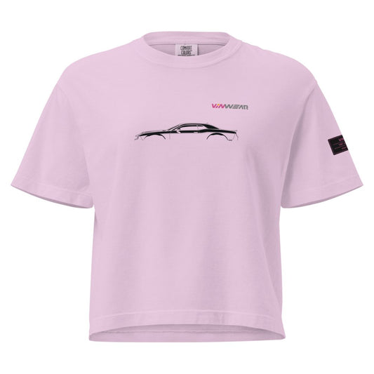 FEMALE - Dodge Challenger - Black Print — Front
