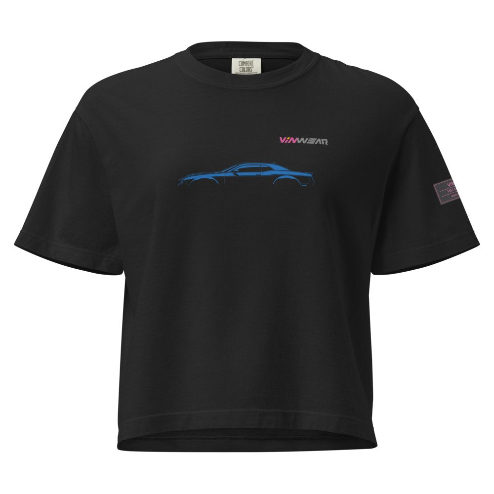 FEMALE - Dodge Challenger - Blue Print — Front