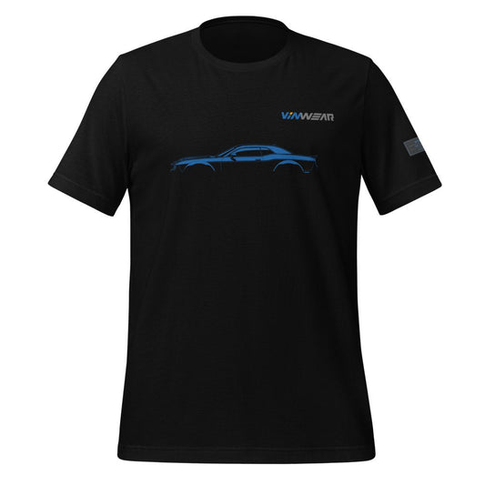 MALE - Dodge Challenger - Blue Print — Front