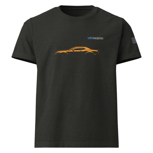 MALE - Dodge Challenger - Orange Print — Front