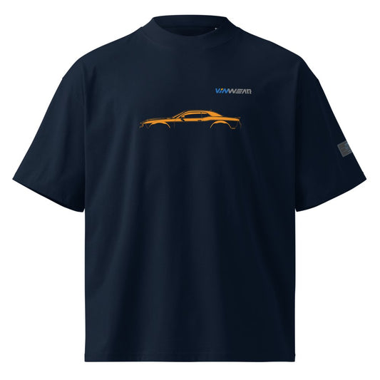 MALE - Dodge Challenger - Orange Print — Front