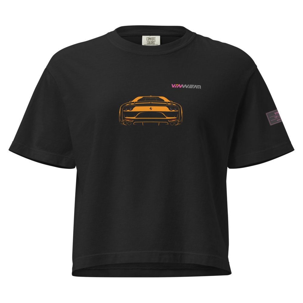 FEMALE - Ferrari 812 - Orange Print — Front