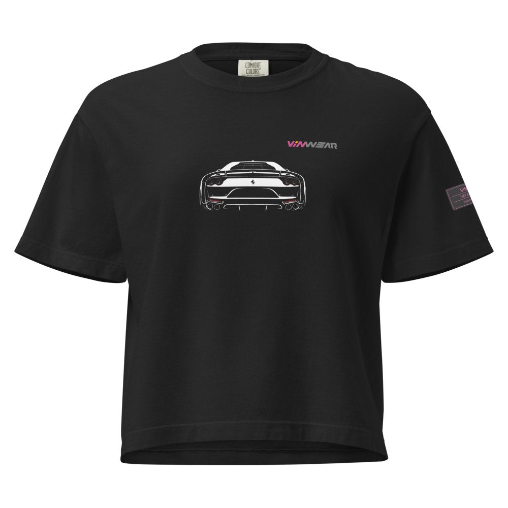FEMALE - Ferrari 812 - White Print — Front