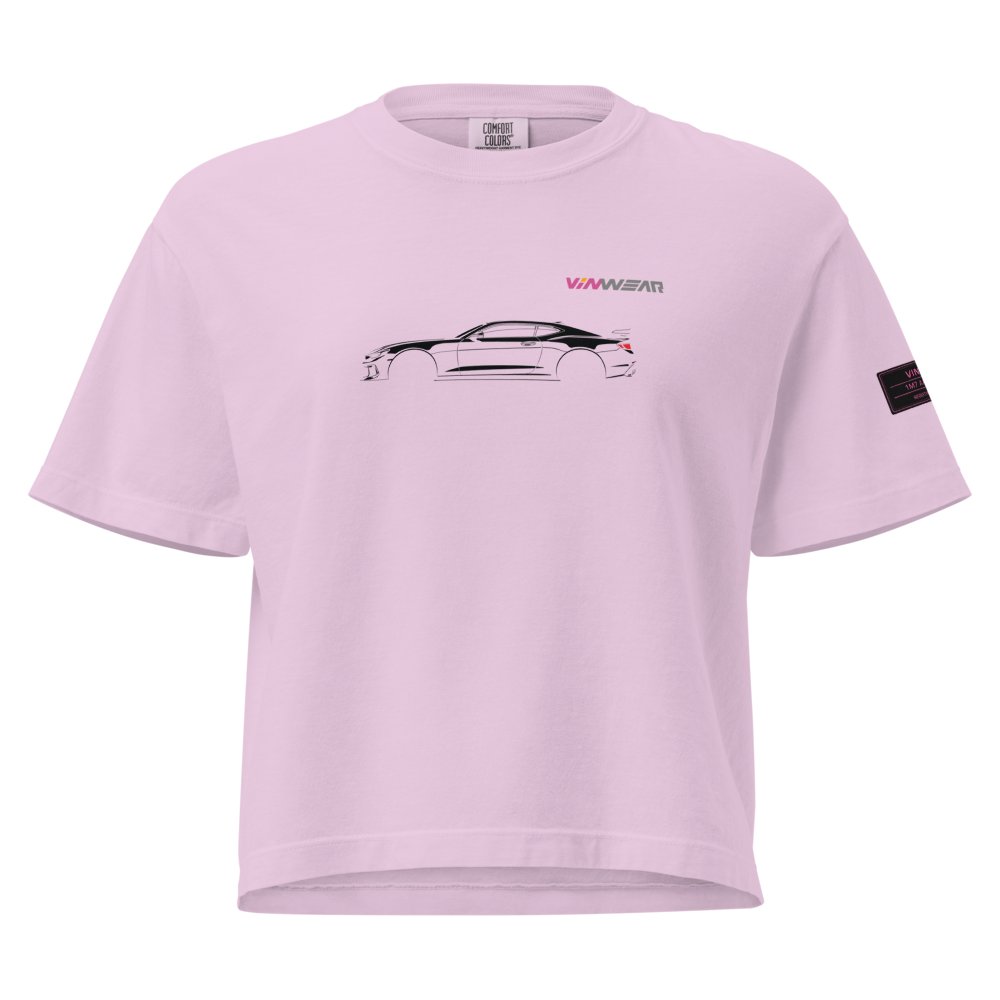 FEMALE - Ford Mustang - Black Print — Front