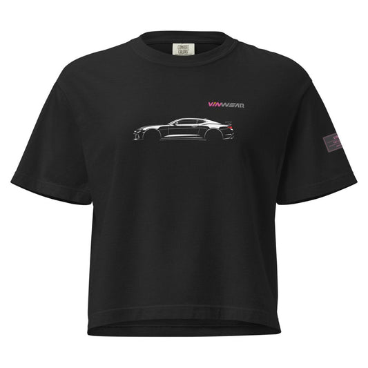 FEMALE - Ford Mustang - White Print — Front