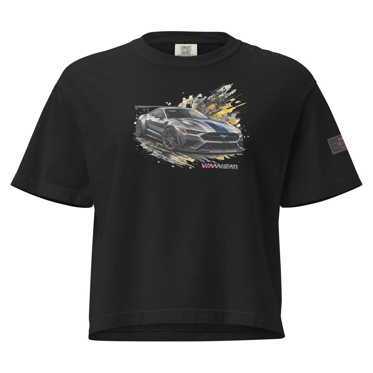 Mustang GTD Splatter · Original Artwork · Boxy Tee