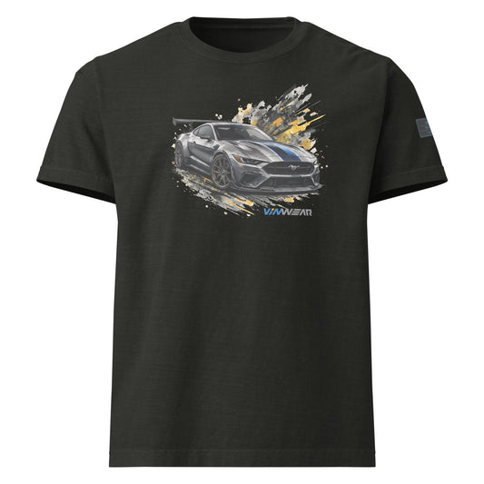 Mustang GTD Splatter · Original Artwork · Vintage Washed Tee