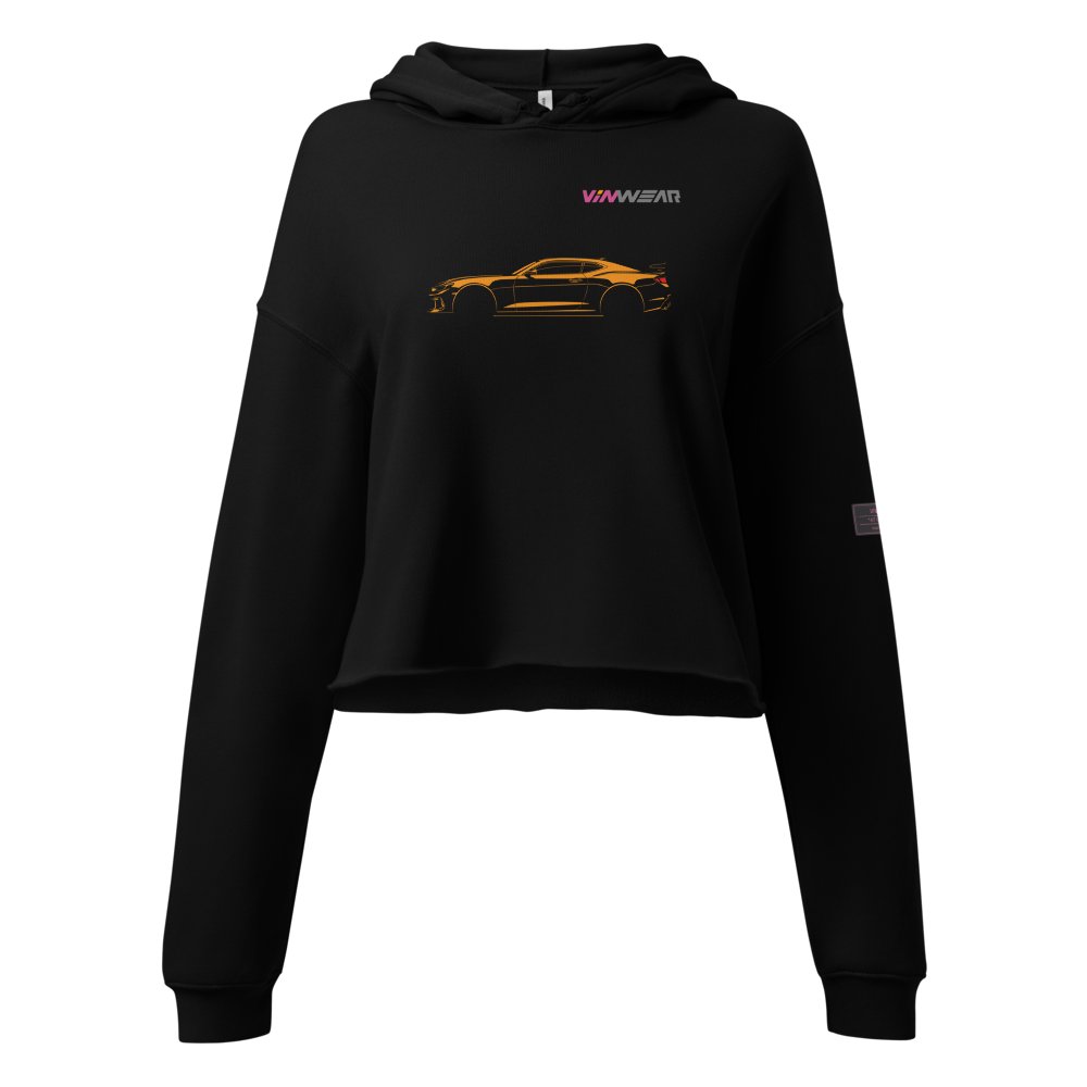 FEMALE - Ford Mustang - Orange Print — Front