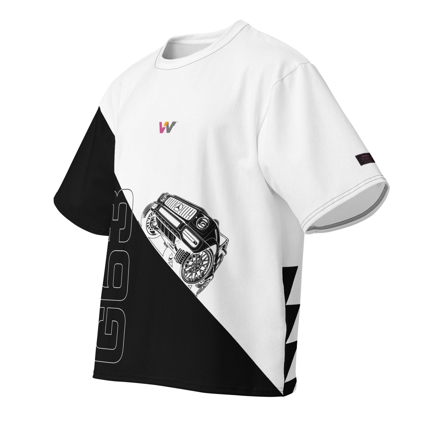 FEMALE - G63 - Black on White — Front
