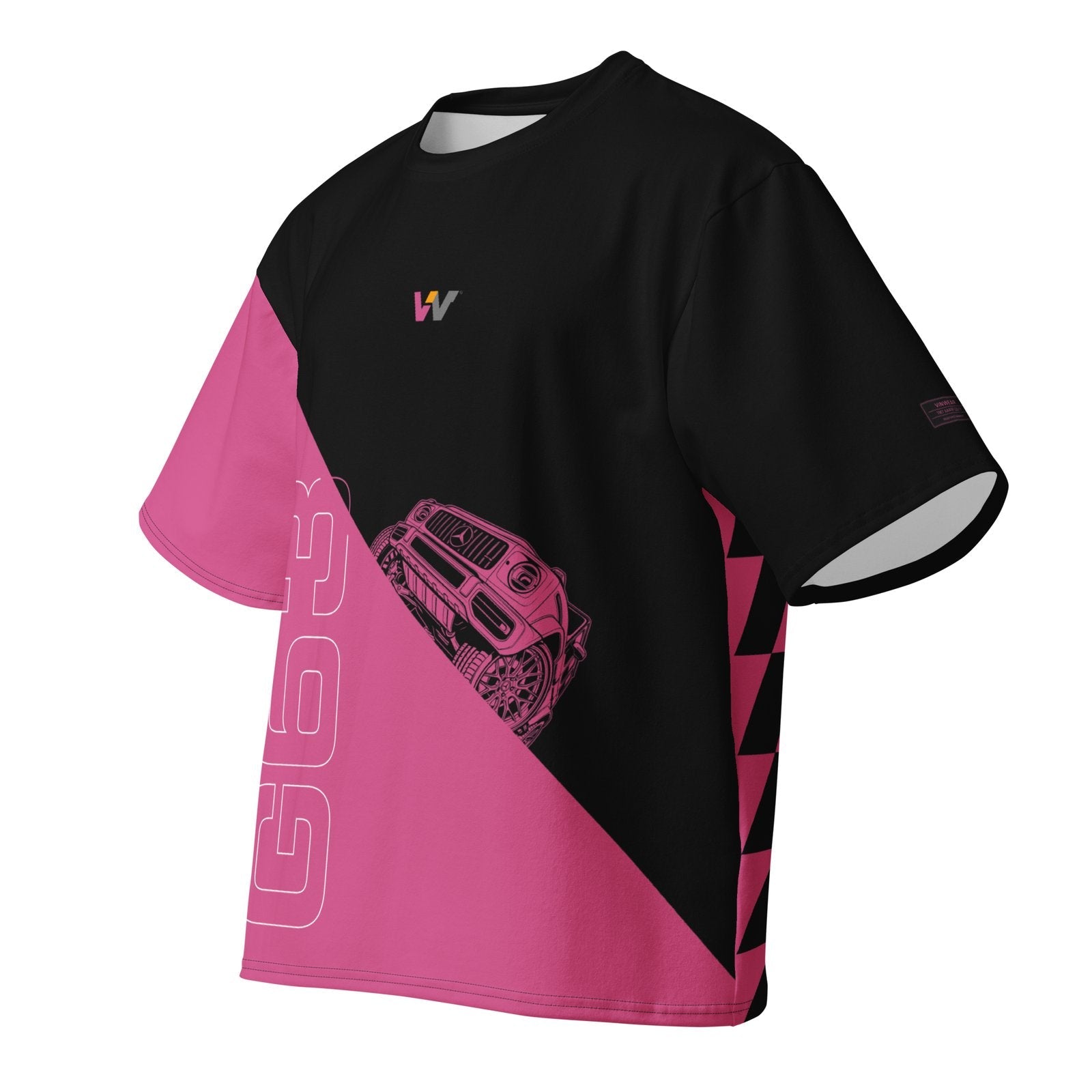 FEMALE - G63 - Pink on Black — Front