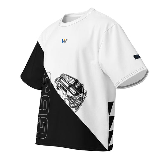 MALE - G63 - Black on White — Front