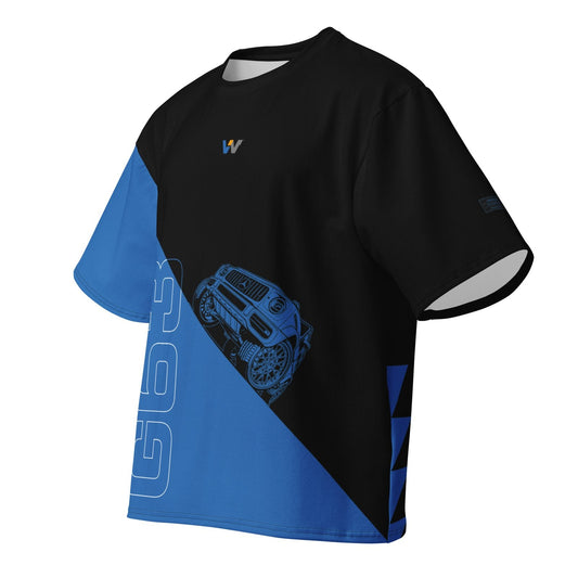 MALE - G63 - Blue on Black — Front