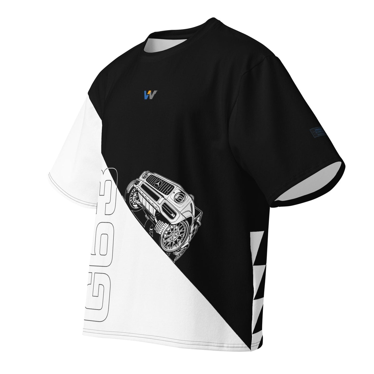 MALE - G63 - White on Black — Front