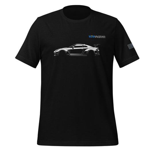 MALE - GT-R R35 - White Print — Front