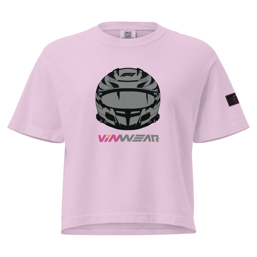 FEMALE - Helmet - Black Print — Front