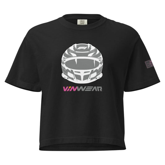 FEMALE - Helmet - Grey Print — Front
