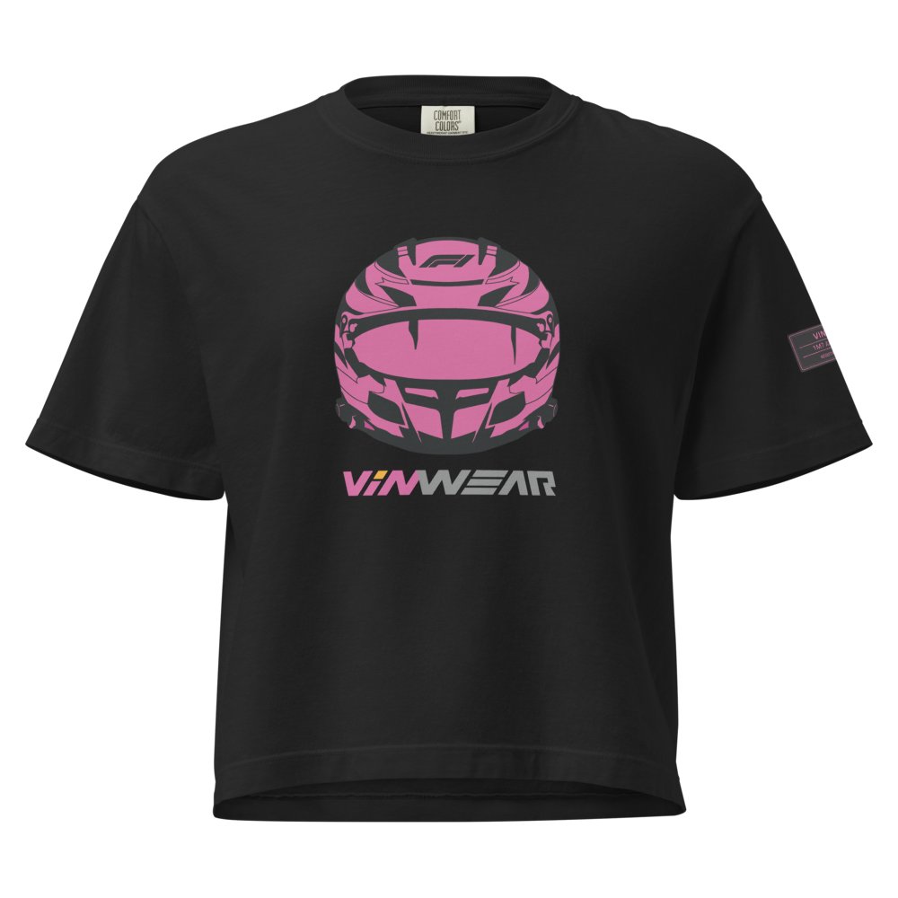 FEMALE - Helmet - Pink Print — Front