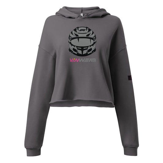 FEMALE - Helmet - Black Print — Front