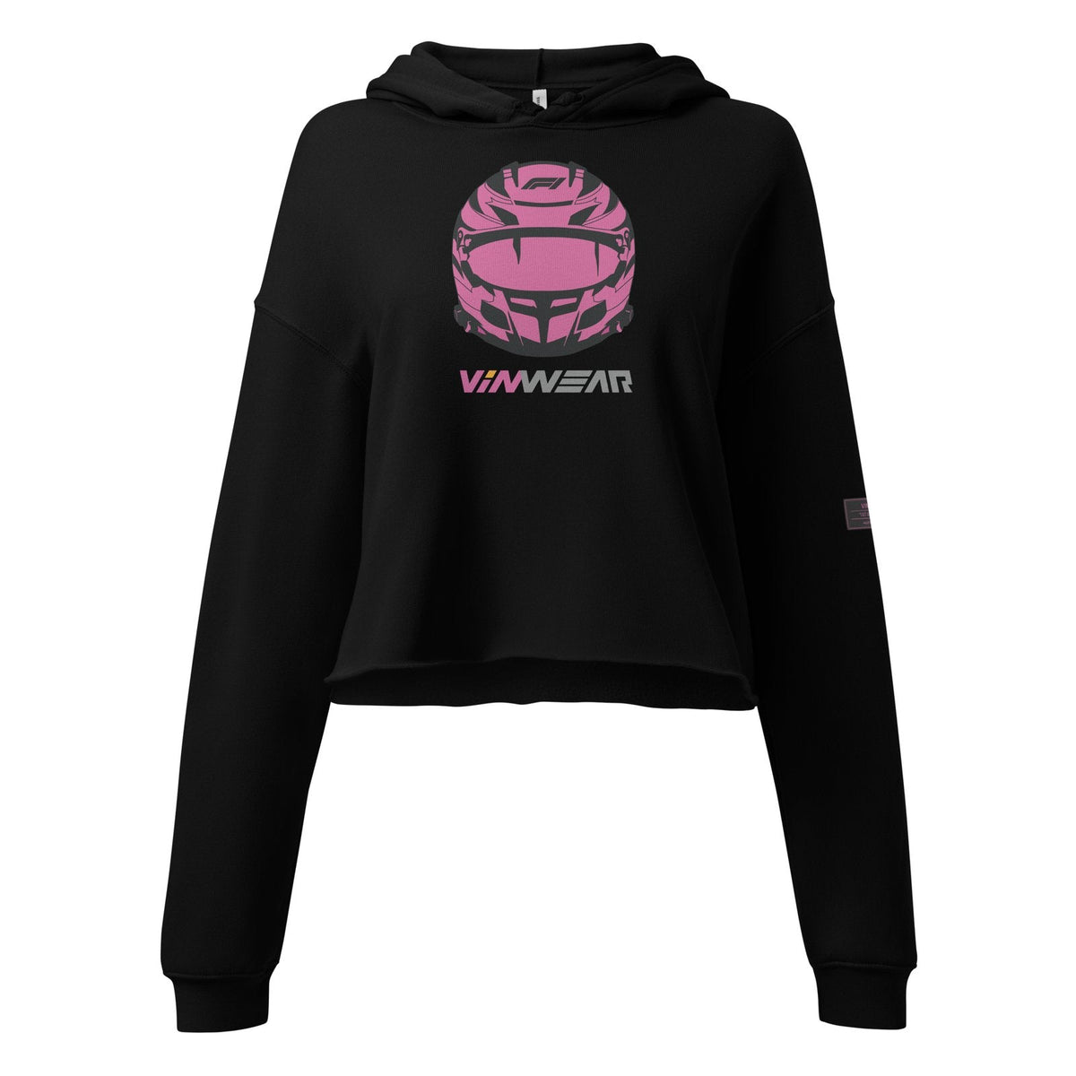 Podium Helmet · Pink Ink · Cropped Hoodie