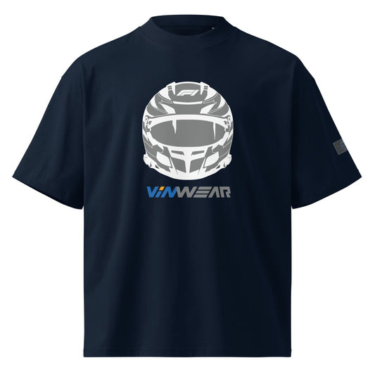 MALE - Helmet - Grey Print — Front