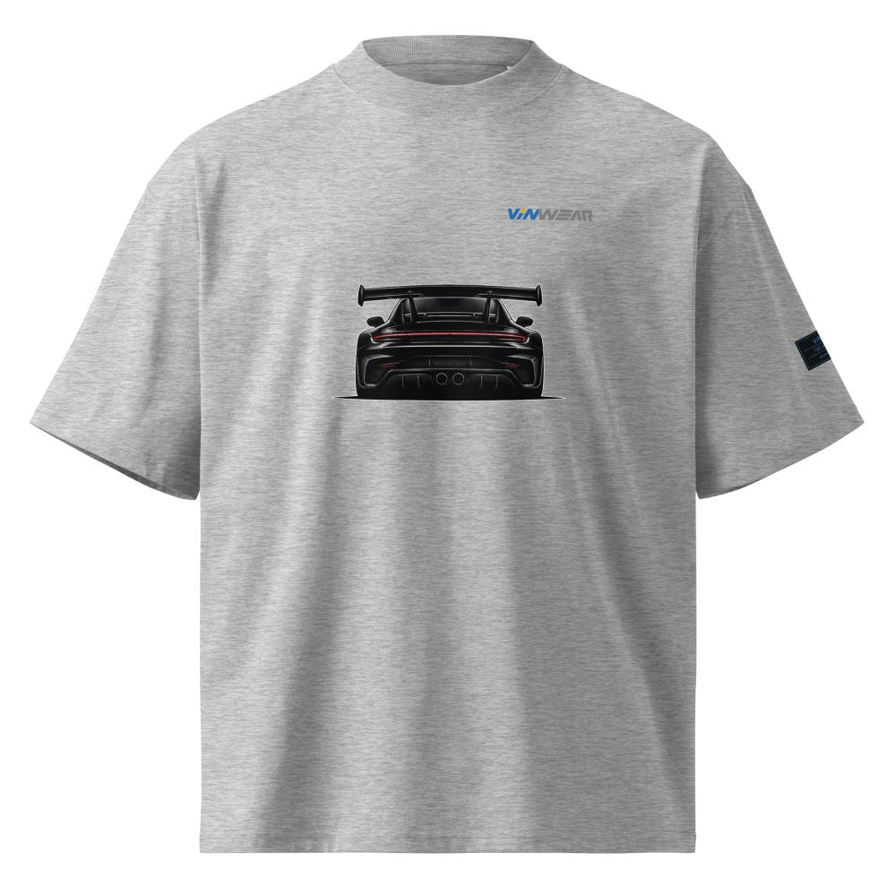 MALE - Porsche Rear - Black Print — Front