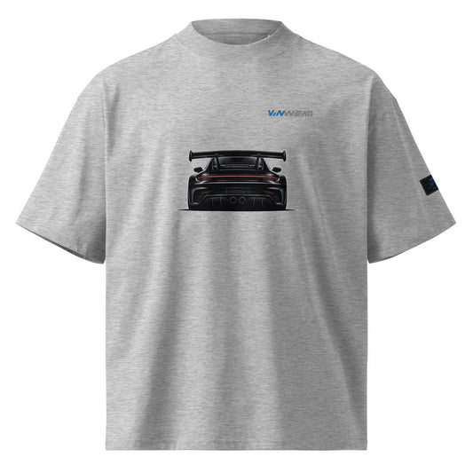 MALE - Porsche Rear - Black Print — Front