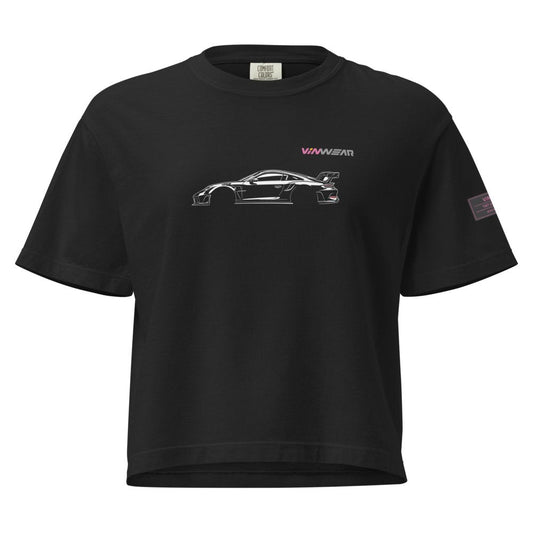 FEMALE - Porsche Silhouette - White Print — Front