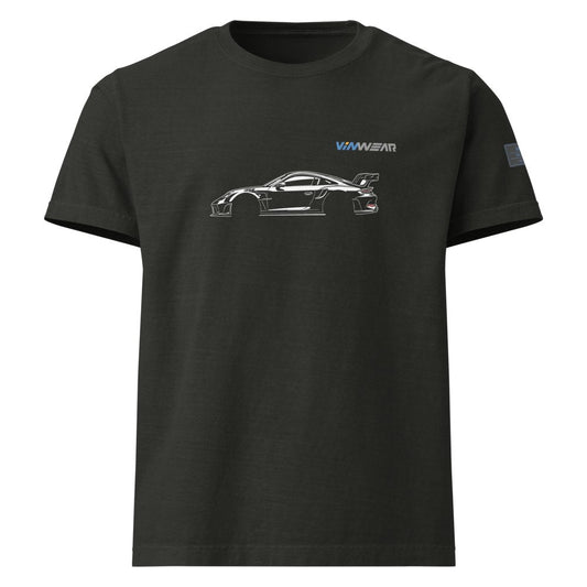 MALE - Porsche Silhouette - White Print — Front