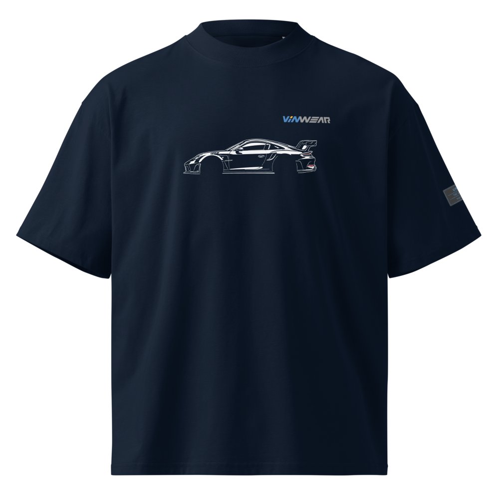 MALE - Porsche Silhouette - White Print — Front